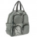 Женская кожаная сумка-рюкзак 8777 GREY